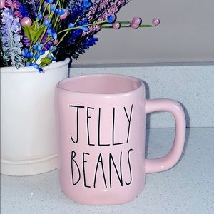 ❗️RAE DUNN JELLY BEANS PINK SPRING FARMHOUSE COFFEE TEA MUG